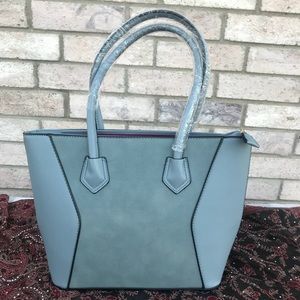Greyish Blue Handbag (MEDIUM)